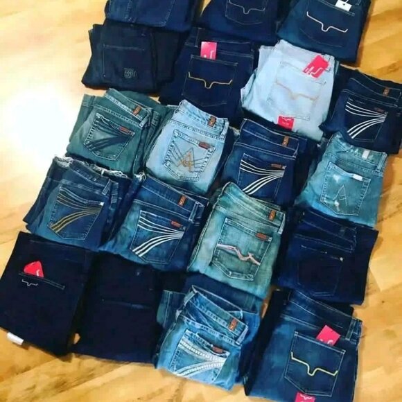 7FAMK DOJO JEANS - Picture 1 of 1
